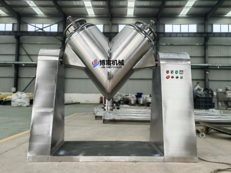 V-1000L型混合机试机完成,准备发货到哥斯达黎加！